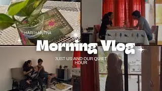 Sharing chores, sharing life☕️ #hariharitha #funny #husbandwife #lovemarriage #telugutamil 