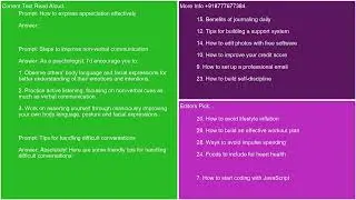 How to Change Life ChatGPT 4