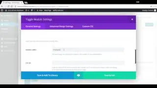 How to Edit toggle modules using the DIVI Theme Page Builder in WordPress