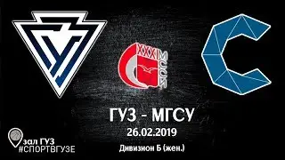 ГУЗ - МГСУ. XXXI МССИ Баскетбол (жен.). Дивизион "Б".