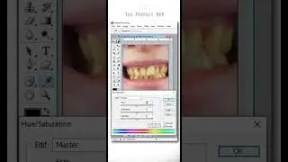 Whiten teeth in Photoshop #shorts #photoshop