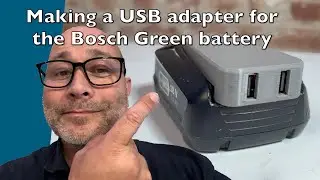 Making a USB adapter for the Bosch Green battery