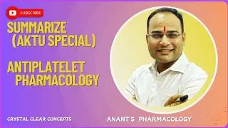 Antiplatelet Pharmacology ( Combined MOA)/ AKTU Oriented