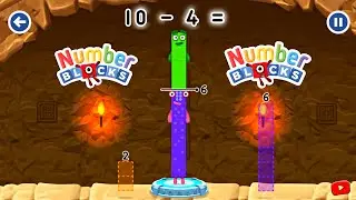 Numberblocks Magic Run Cave | CBeebies Go Explore Fun Adventures | Adding Cartoon Game
