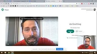Google Meet initial set up (inside of Google Classroom)