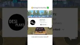 Revenge for Desi Playz 😧🔥! #bgmi #pubg #shorts #short #hr01gamer