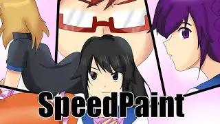 Yandere Simulator SpeedPaint : Love is A Game
