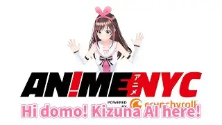 Kizuna AI Welcomes Fans to Anime NYC's Main Stage