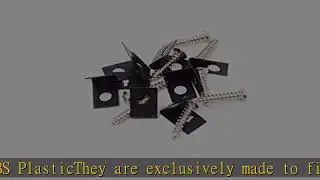1 Pair 8.5" Plastic Speaker Spacer Rings - Subwoofer Mid Range Custom Installation Mounting Adapter
