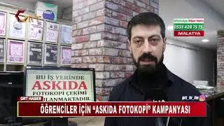 ÖĞRENCİLER İÇİN “ASKIDA FOTOKOPİ” KAMPANYASI
