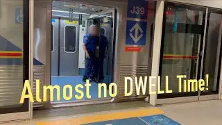 São Paulo Metro Incredibly Low Dwell Time!