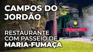 Maria-fumaça, restaurante e cervejaria artesanal em Campos do Jordão: o Parque Bambuí