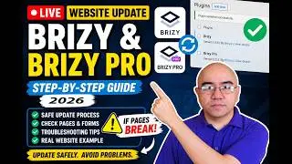 How To Safely Update Brizy & Brizy Pro on a Live Website (2026 Guide)