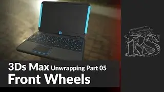 3Ds Max Unwrapping Beginner (Sinhala) - Front Wheels - Part 05
