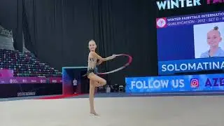 Veronika Solomatina hoop Winter Fairytale 2024 (RUS) gold