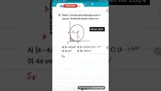 Sektorun sahəsi , MHM 2024-2025 #share #mathematics #1million #abituriyent #1k #subscribe #exam