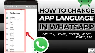 🌐 How to Change the App Language for WhatsApp in 5 Seconds