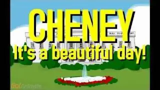 Cheney takes a stroll on the White House lawn.
