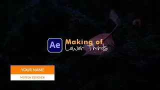 Clean Lower Thirds in After Effects | After Effects Tutorial | Free (aep + mogrt) File Download