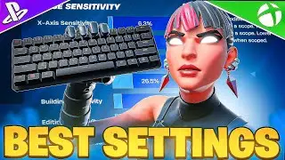 BEST Keyboard SETTINGS in Chapter 6 + Sensitivity (Fortnite Tutorial)