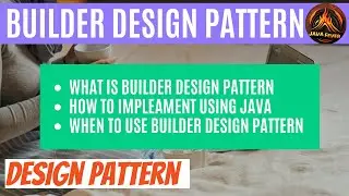Builder Design Pattern | Design Pattern |  Java Fever