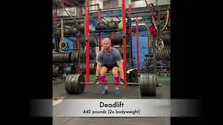 440-pound Deadlift: First Lift 2x Bodyweight