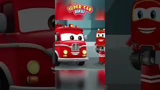 Supercar Rikki and Fire Truck Saves the City from the Major Fire Breakdown #rikkishorts