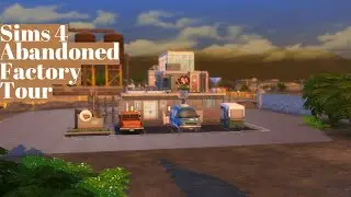 I Built an "Abandoned" Factory (that's totally not a villain hideout) in the Sims 4