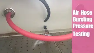 JYM Industrial Rubber Air Compressor Hose Bursting Pressure Testing ( Up to 98Bar)