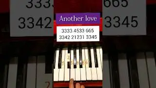 Another love 🎶 #пианино #музыка #туториал #обучение