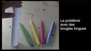 verser bougies de table