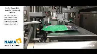 Hot dog Packing With Swifty Side Load Bagger Into Zipper Pouches