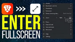 How To Enter and Exit Full Screen in Brave Browser (2024)