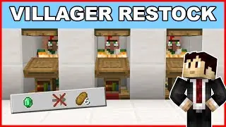 Villager Restock Problem? Try this SIMPLE FIX! | Minecraft Bedrock and Java 1.21