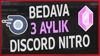 DİSCORD BEDAVA 1 YILLIK NİTRO ALMAK! - 2023