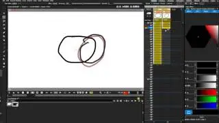 OpenToonz 5 создание кадров, прозрачность, Onion skin, Xsheet, анимация