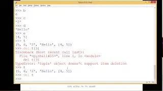 Chapter 8 Tuple Manipulation CBSE Class XI Computer Science By Sanjeev Bhadauria