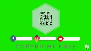 Top Free Green Screen Animated Subscribe Button | Free Facebook, Instagram Green Screen Effects