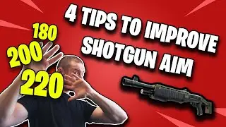 4 Tips to MASSIVELY Improve Your Shotgun Aim - Fortnite 101