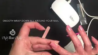 APPLYING THE SEMI-CURED GEL WRAPS