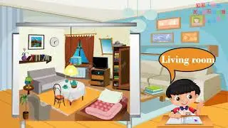 Kids vocabulary - Topic My House - Learn english for kids with flashcards
