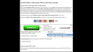 How to convert PDF file to JPEG file