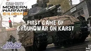 Modern Warfare Beta - Ground War, First Game 42 kills on Karst River