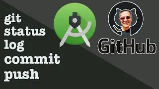 Como usar na prática os comandos git log, status, commit e push via terminal no macOS?