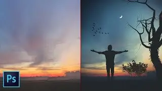How to Make Silhouette Photo Manipulation | Photoshop CC
