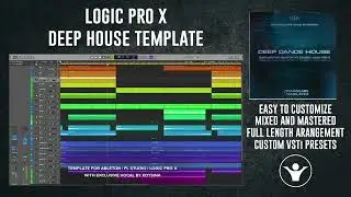 Logic Pro X Deep House Template - Deep Dance House by Soundlabs HQ