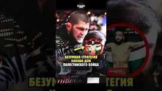 The crazy strategy Khabib used on the Palestinian fighter 