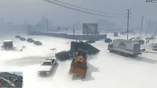 GTA5 Online Носатый vs Бульдозер
