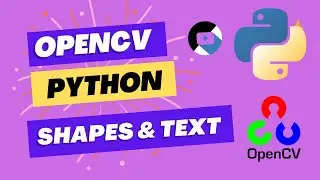 [12] How to Draw Shapes and Texts OpenCV Python