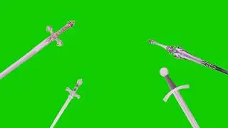Best Green Screen Sword Spinning and Hovering Effect